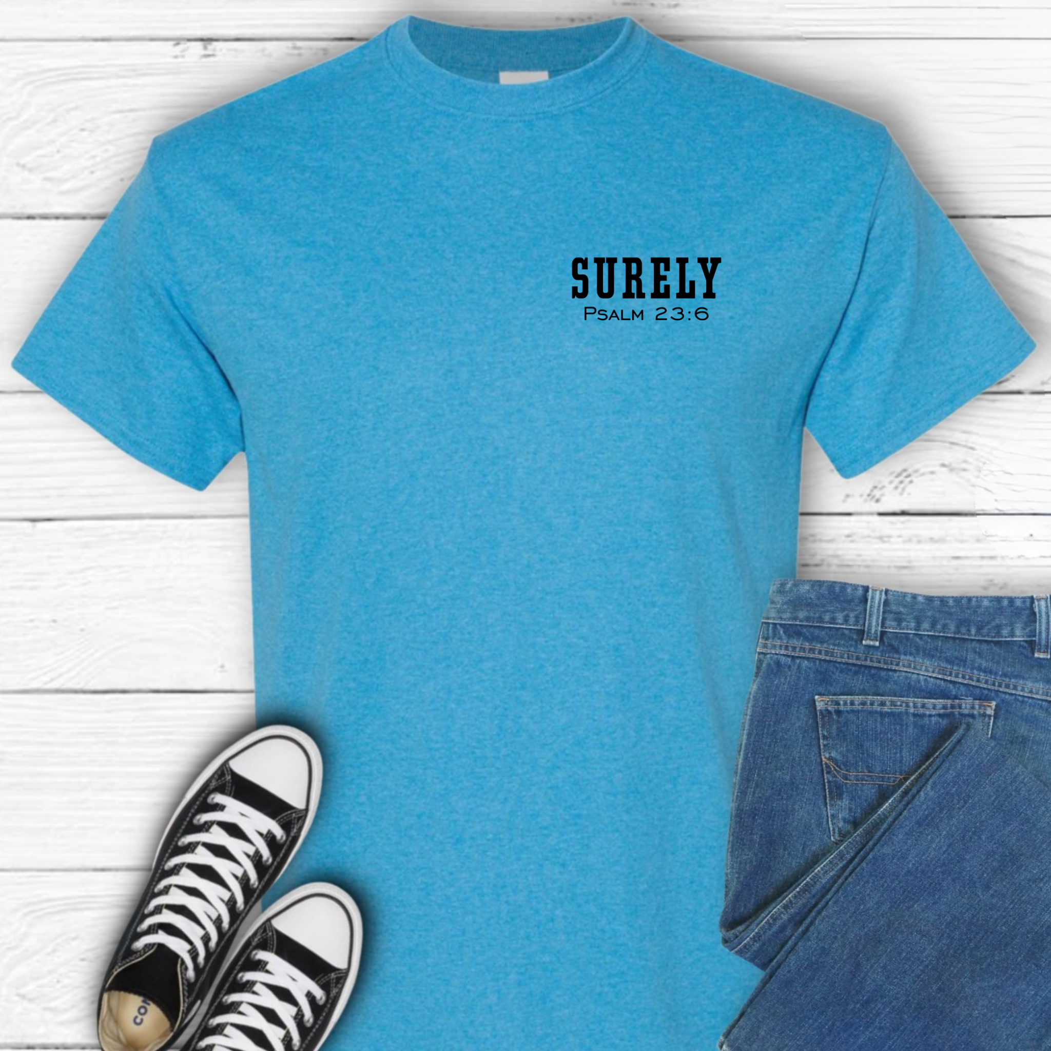GOODNESS & MERCY | Psalm 23:6 | T-Shirt image 4