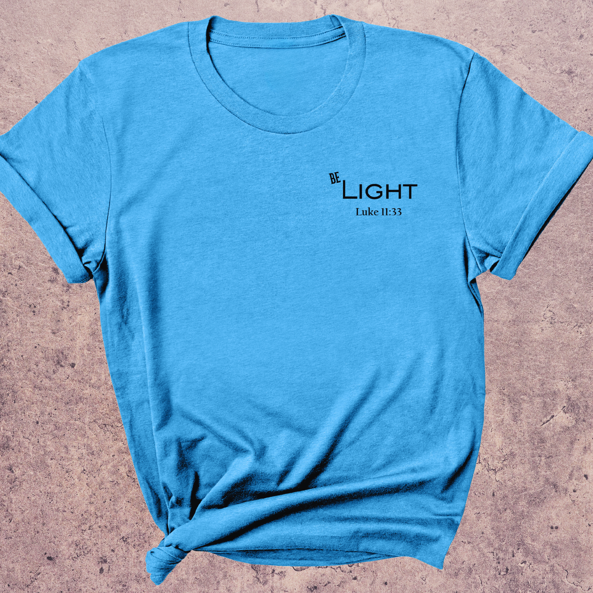 Christian T-shirt | Be Light image 2