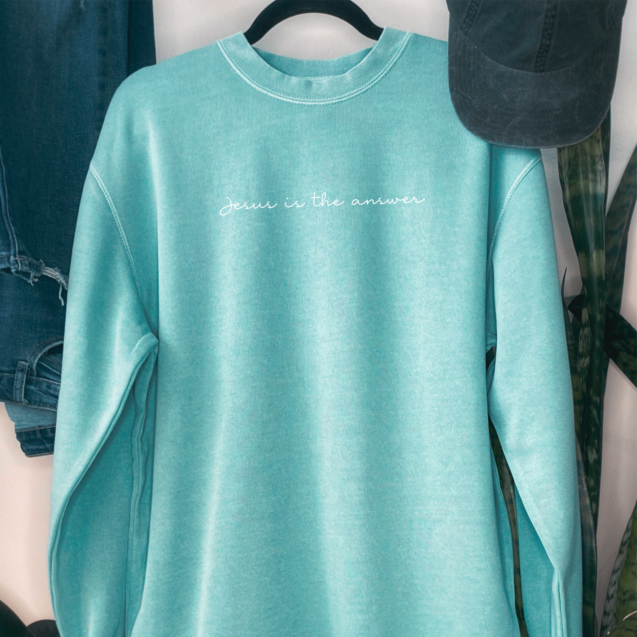 JESUS is the ANSWER Sweatshirt image 3