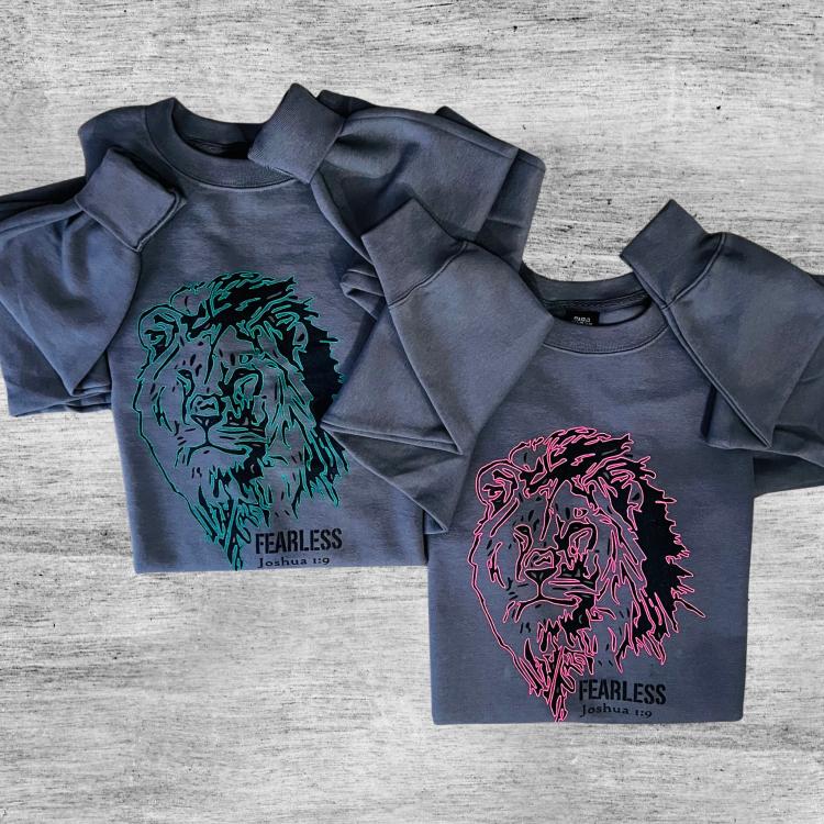 Fearless Sweatshirt | Joshua 1:9 image 3