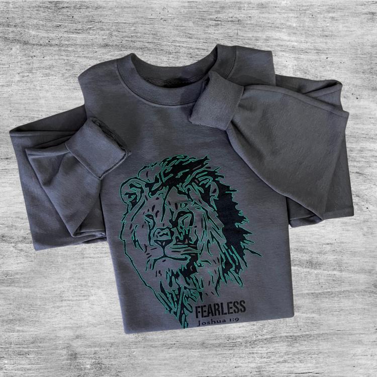 Fearless Sweatshirt | Joshua 1:9 image 2