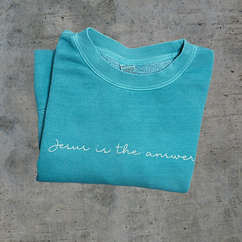 JESUS is the ANSWER Sweatshirt image 0