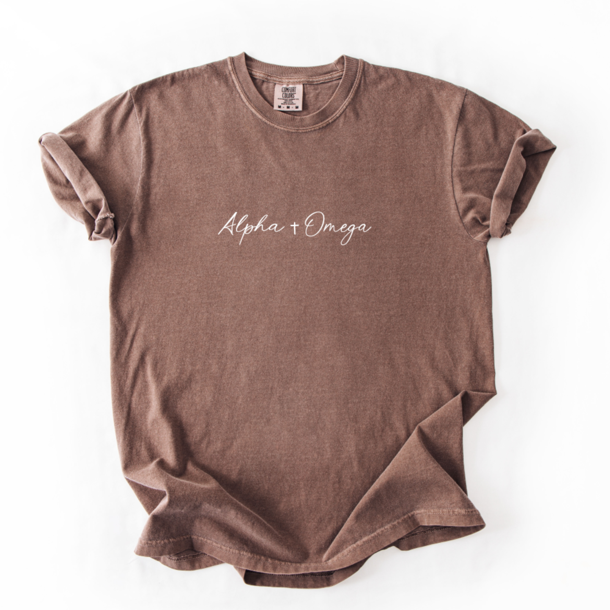 Alpha & Omega Christian T-Shirt | Faith-Based Comfort Colors Tee
