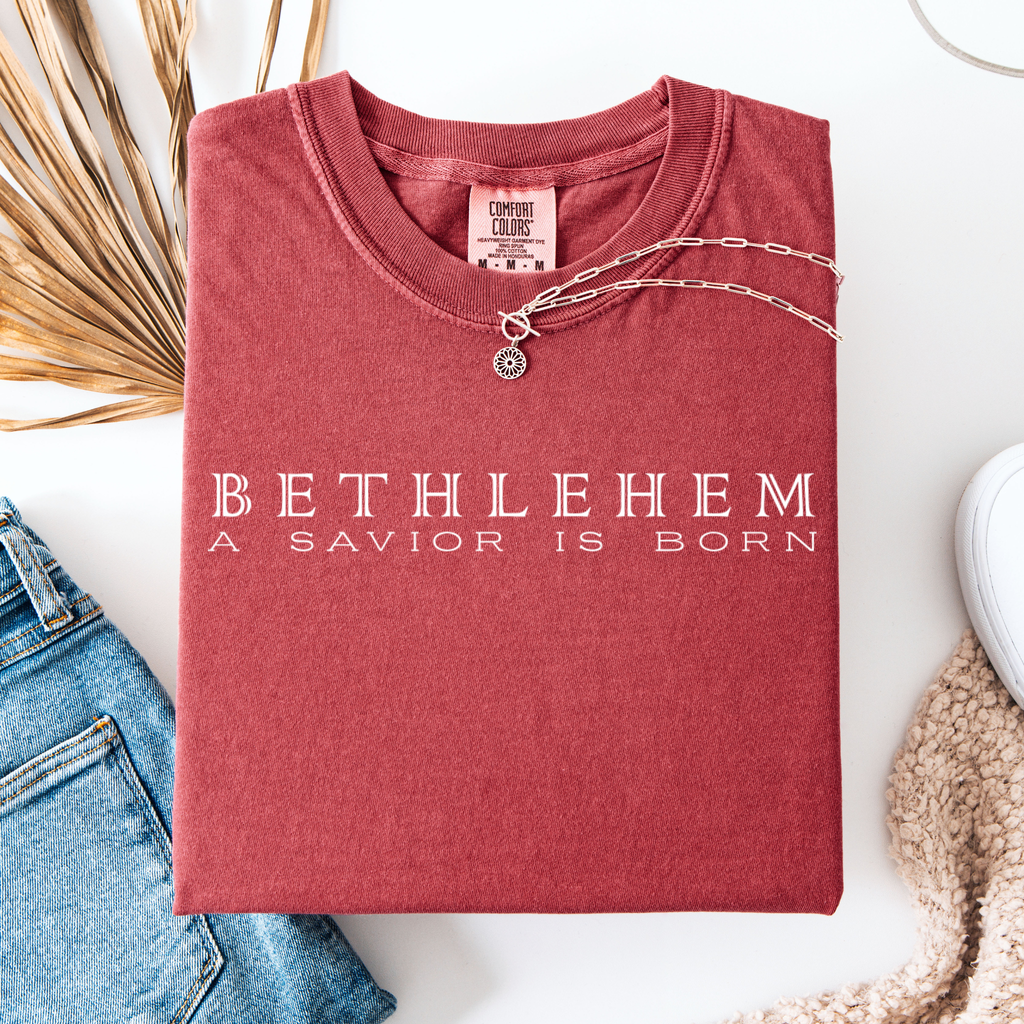 Bethlehem Christmas Tee – A Savior Is Born