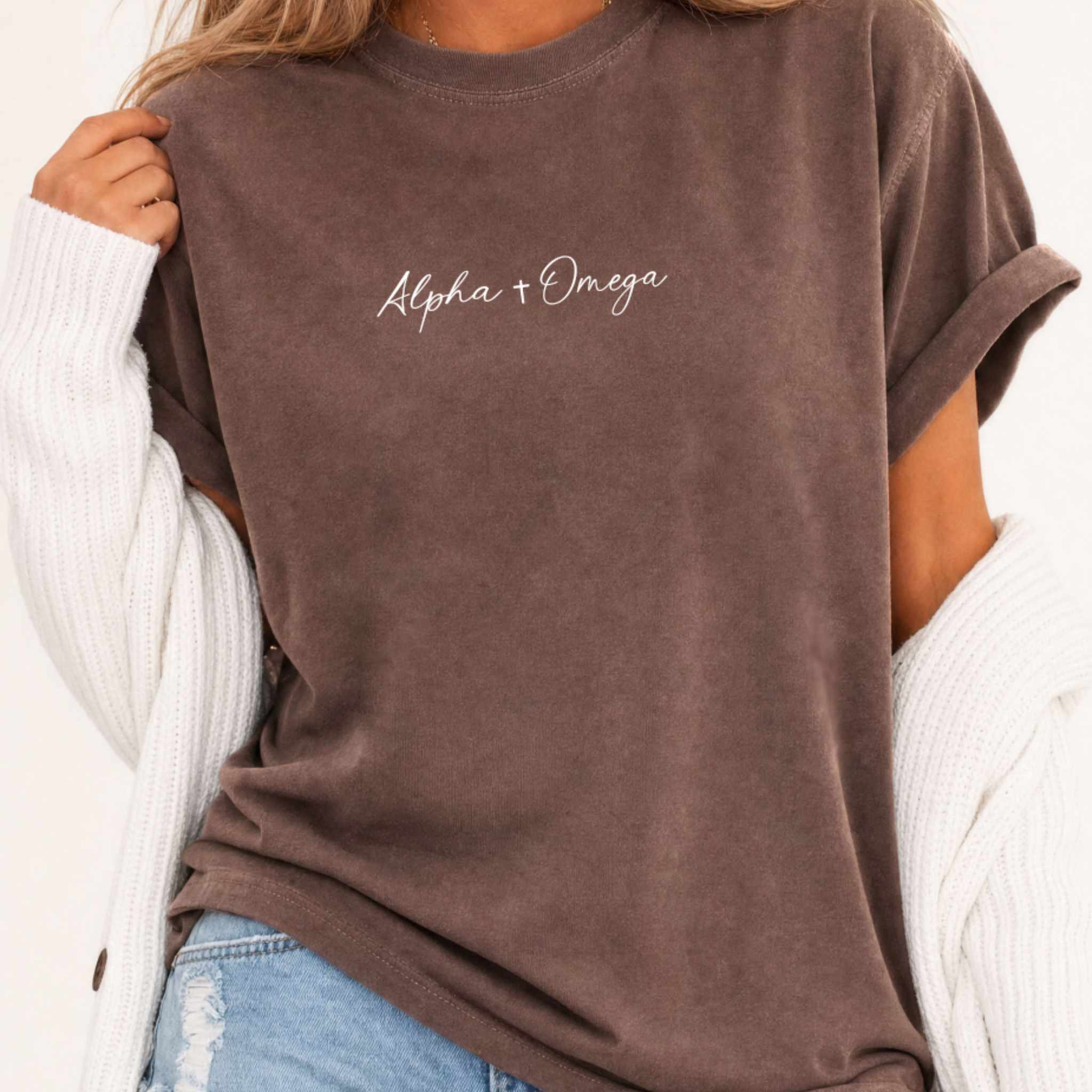 Alpha & Omega Christian T-Shirt | Faith-Based Comfort Colors Tee