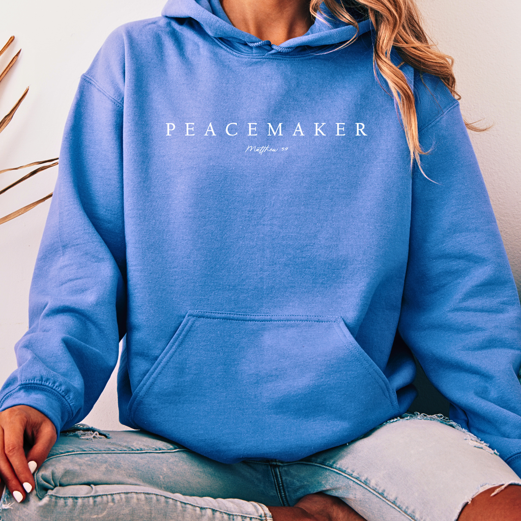 Peacemaker Matthew 5:9 Christian Hoodie