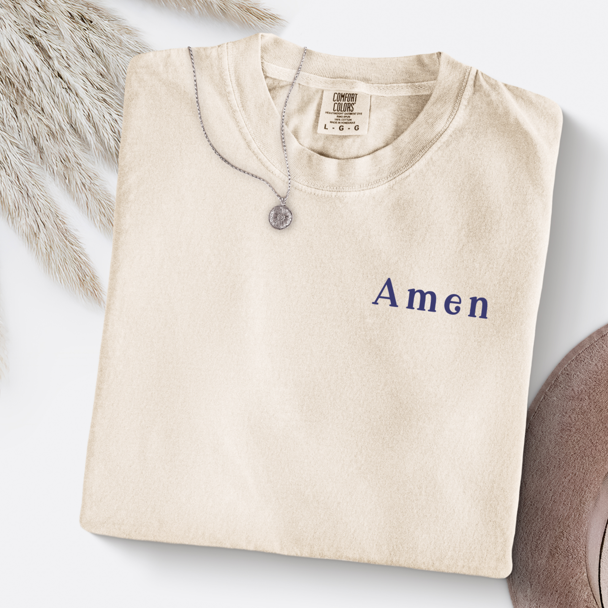 Amen Christian T-Shirt | Faith-Based Comfort Colors Tee