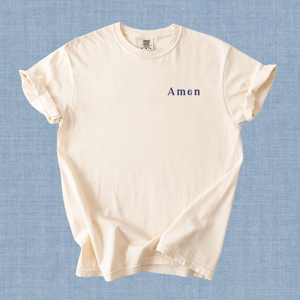 Amen Christian T-Shirt | Faith-Based Comfort Colors Tee