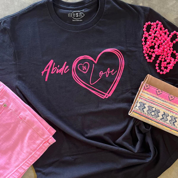 Abide In Love Christian T-Shirt image 2