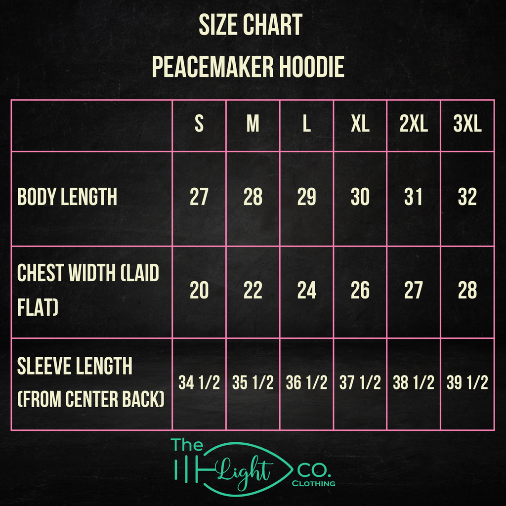 Peacemaker Matthew 5:9 Christian Hoodie